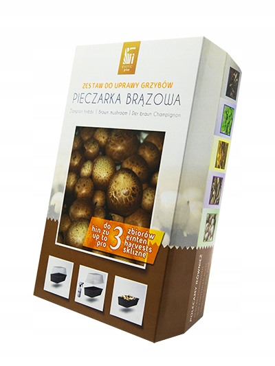 Pieczarka brązowa 3l i Shiitake 3l – zestaw dwóch podłoży z grzybnią - obrazek 3