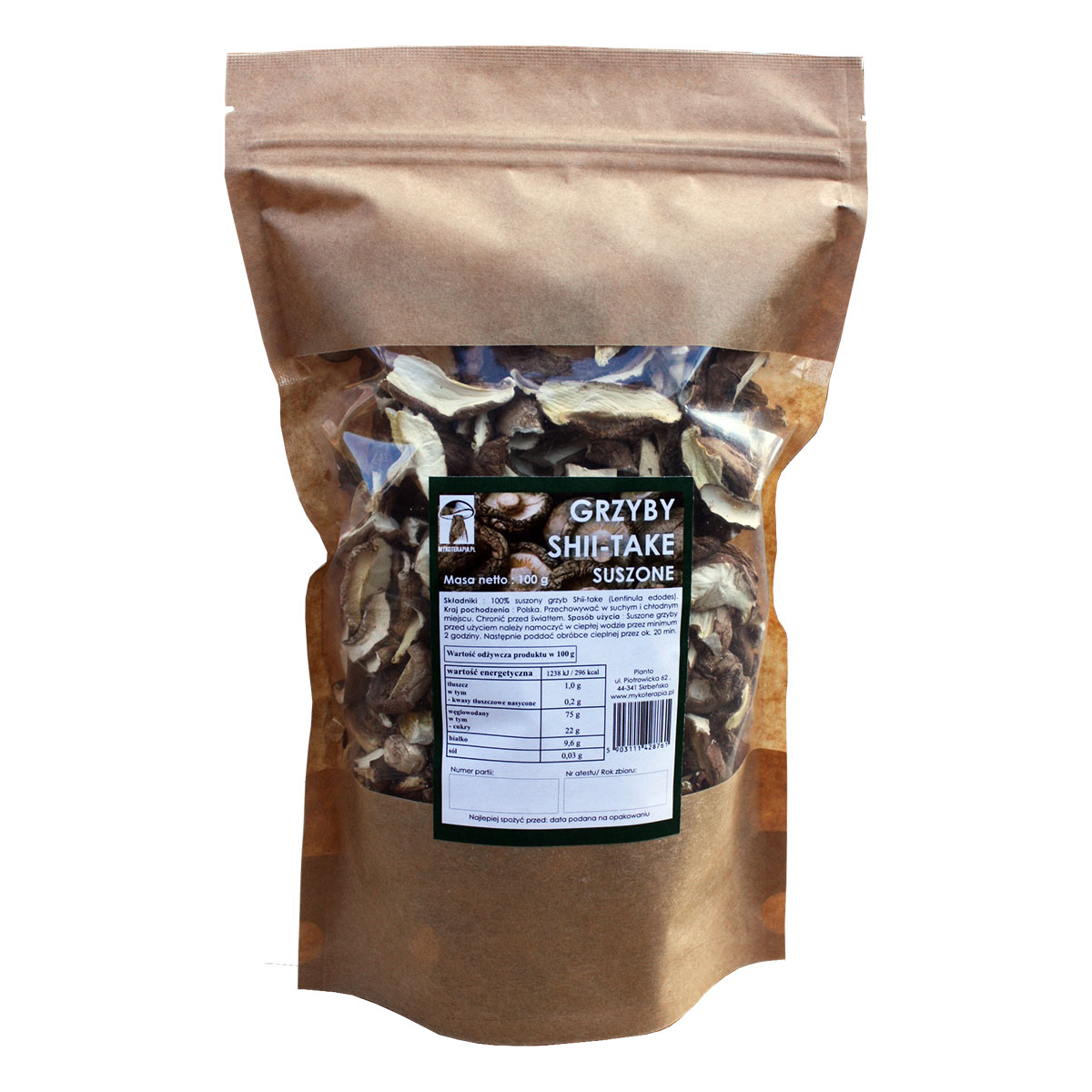 Shiitake – Lentinula edodes – suszony 100 g