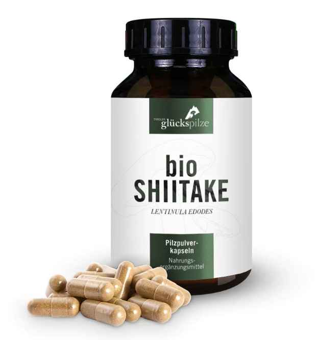 Shiitake BIO Lentinula edodes kapsułki 120 szt. - obrazek 4