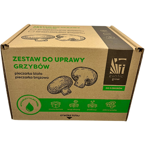 Pieczarka biała 15 l zestaw do domowej uprawy - obrazek 3