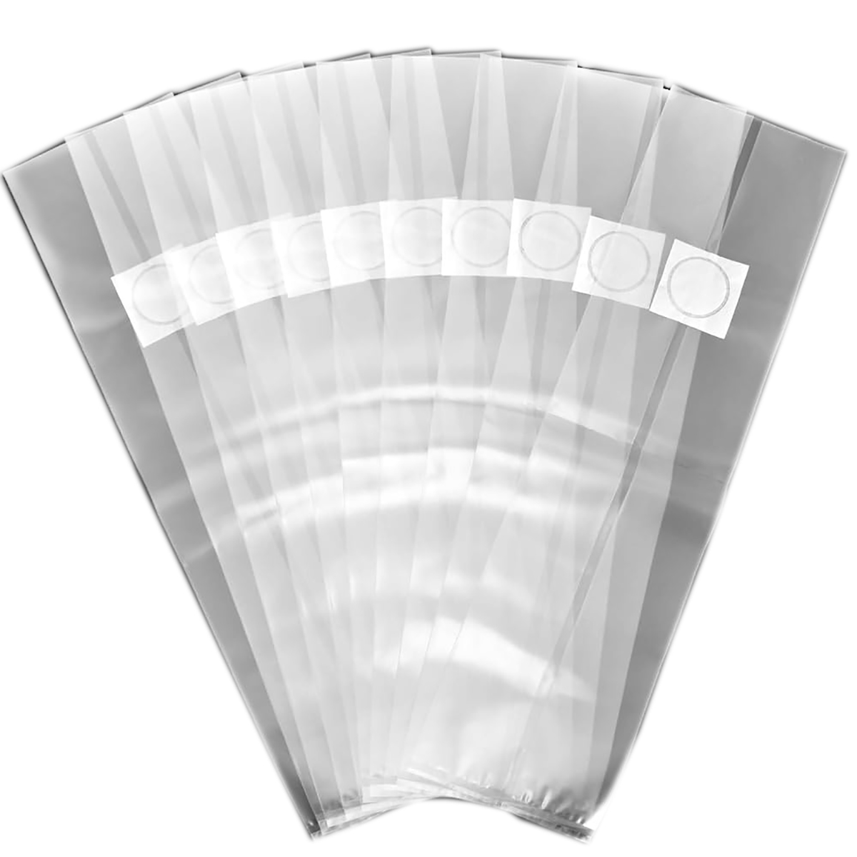 Worki na grzybnię z mikrofiltrem 250×500 mushroom bags – 10 sztuk